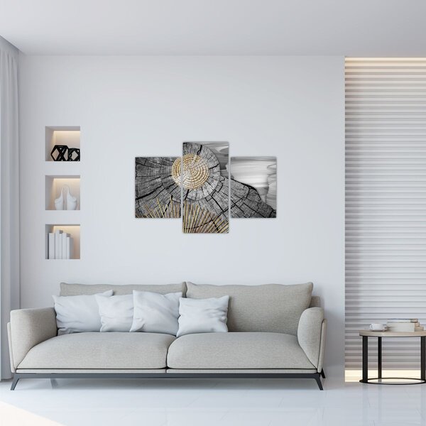 Slika - Deblo u kolažu (90x60 cm)