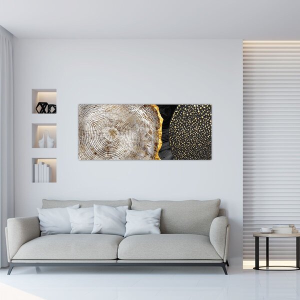 Slika - Deblo u kolažu 2 (120x50 cm)