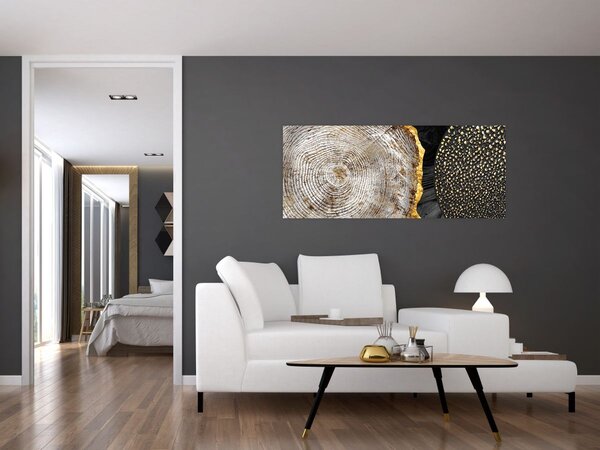 Slika - Deblo u kolažu 2 (120x50 cm)