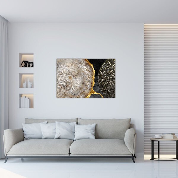 Slika - Deblo u kolažu 2 (90x60 cm)
