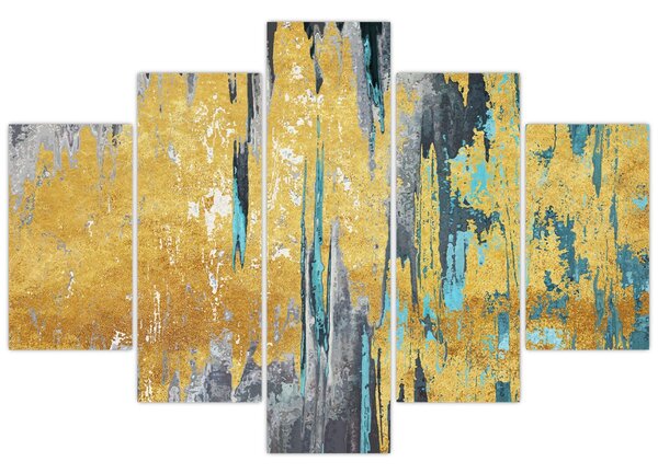 Slika - Zlatni dizajn (150x105 cm)