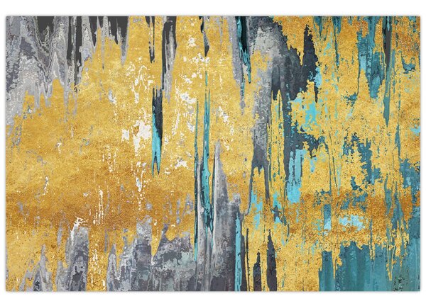 Slika - Zlatni dizajn (90x60 cm)