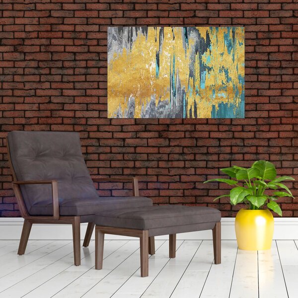 Slika - Zlatni dizajn (90x60 cm)