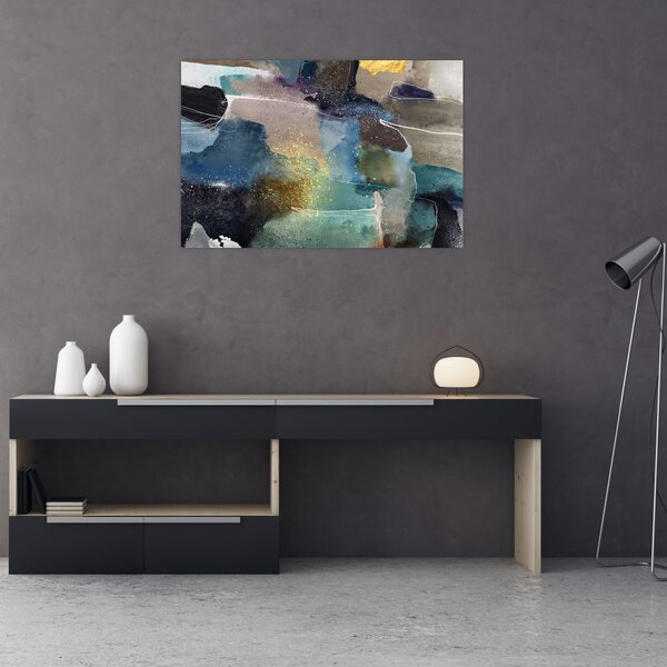 Slika - Akvarel apstrakcija (90x60 cm)