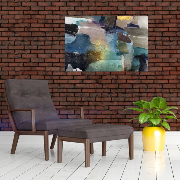 Slika - Akvarel apstrakcija (90x60 cm)