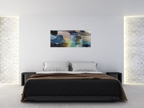 Slika - Akvarel apstrakcija (120x50 cm)