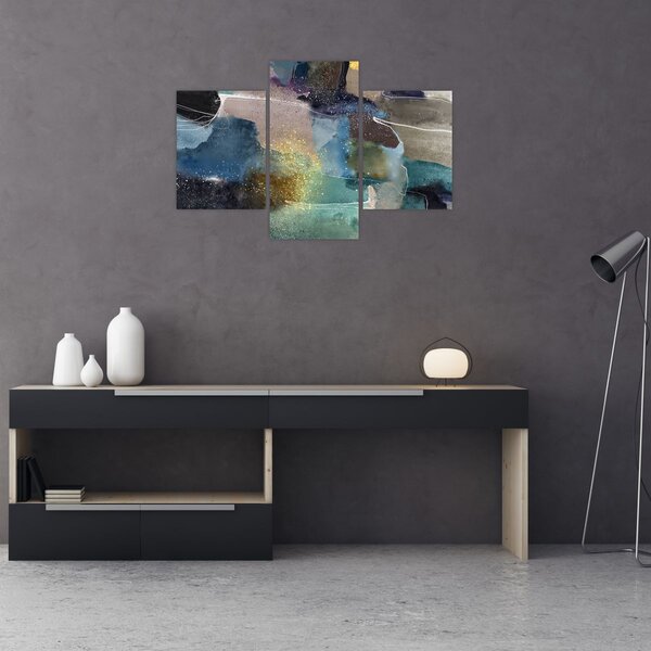 Slika - Akvarel apstrakcija (90x60 cm)