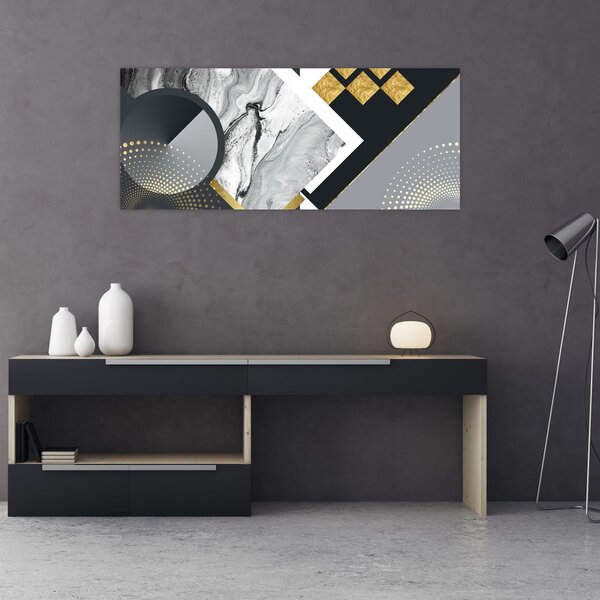Slika - Teksturirani kolaž (120x50 cm)