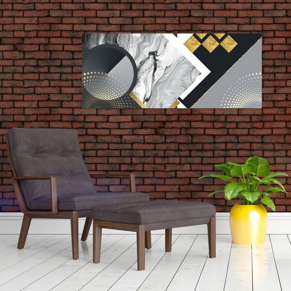 Slika - Teksturirani kolaž (120x50 cm)