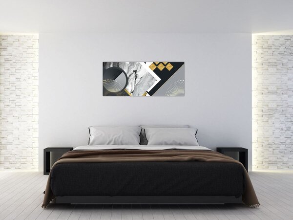 Slika - Teksturirani kolaž (120x50 cm)