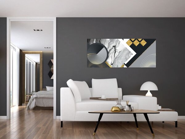 Slika - Teksturirani kolaž (120x50 cm)