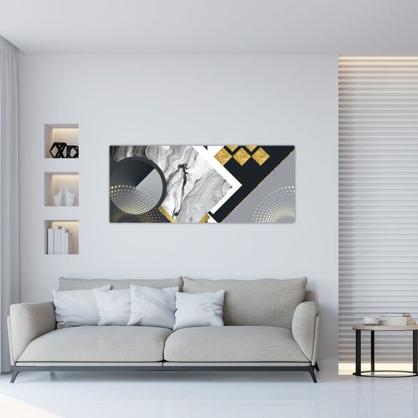 Slika - Teksturirani kolaž (120x50 cm)