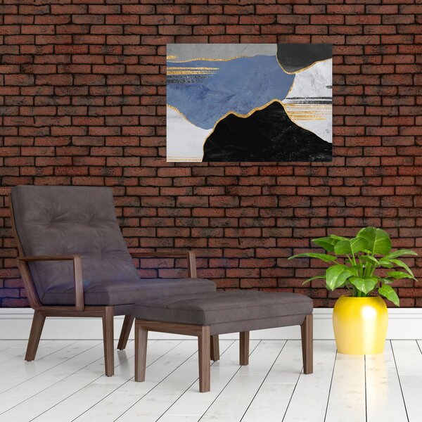 Slika - Teksturirani oblici (70x50 cm)