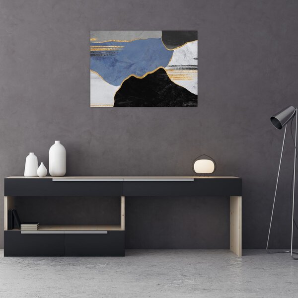 Slika - Teksturirani oblici (70x50 cm)