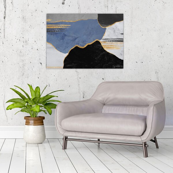 Slika - Teksturirani oblici (70x50 cm)