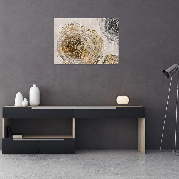 Slika - Apstrakcija debla (70x50 cm)