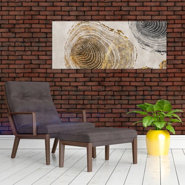 Slika - Apstrakcija debla (120x50 cm)