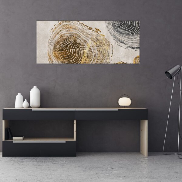 Slika - Apstrakcija debla (120x50 cm)