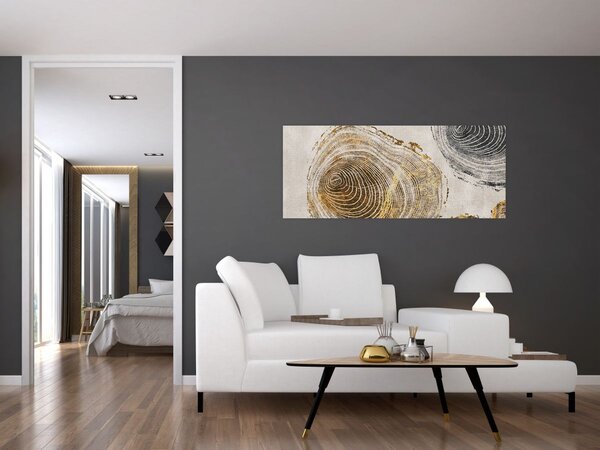 Slika - Apstrakcija debla (120x50 cm)