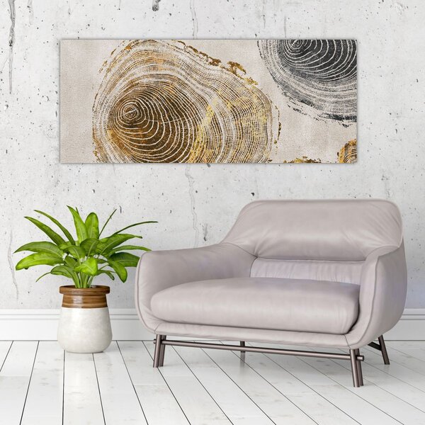 Slika - Apstrakcija debla (120x50 cm)