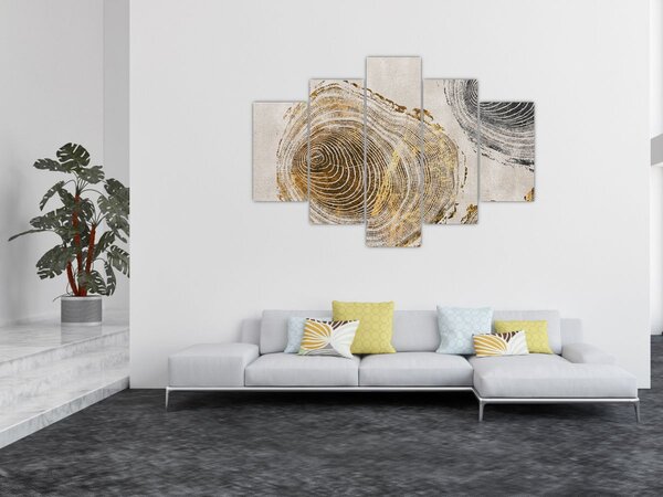 Slika - Apstrakcija debla (150x105 cm)