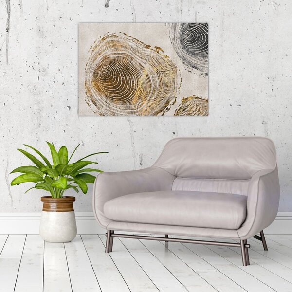 Slika - Apstrakcija debla (70x50 cm)