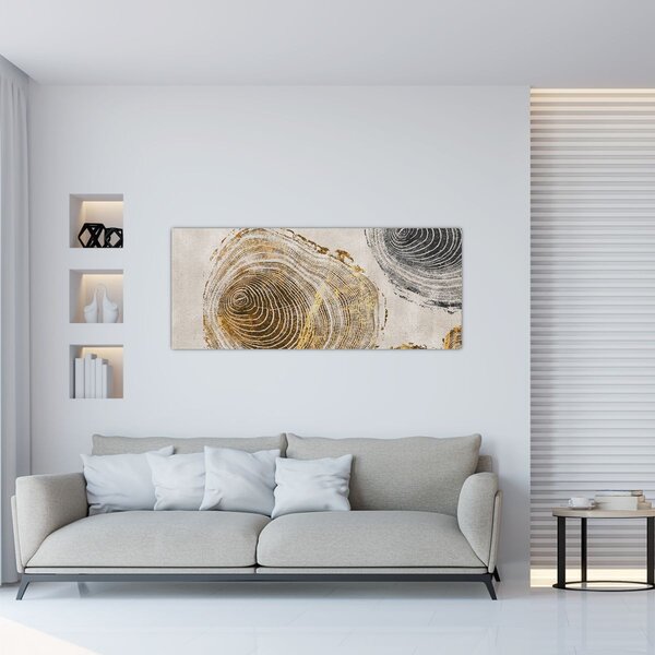 Slika - Apstrakcija debla (120x50 cm)