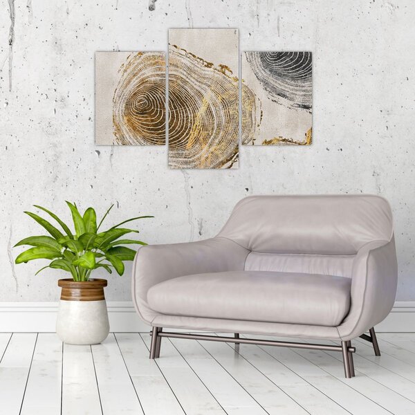 Slika - Apstrakcija debla (90x60 cm)