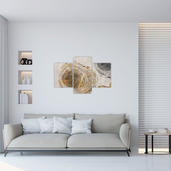 Slika - Apstrakcija debla (90x60 cm)