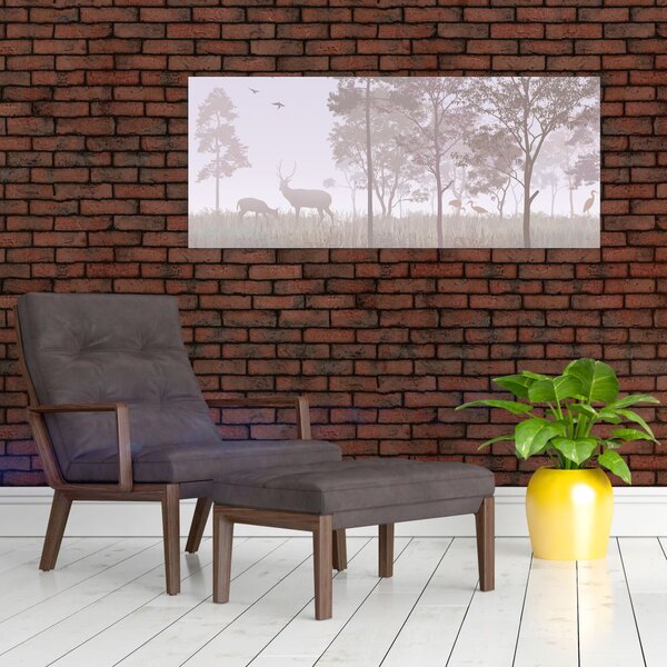Slika - Šumica, jednobojna (120x50 cm)