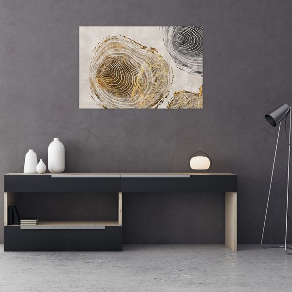 Slika - Apstrakcija debla (90x60 cm)