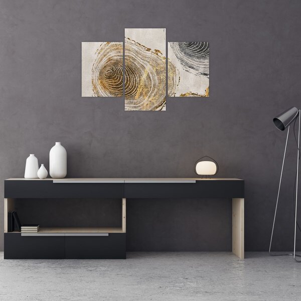 Slika - Apstrakcija debla (90x60 cm)