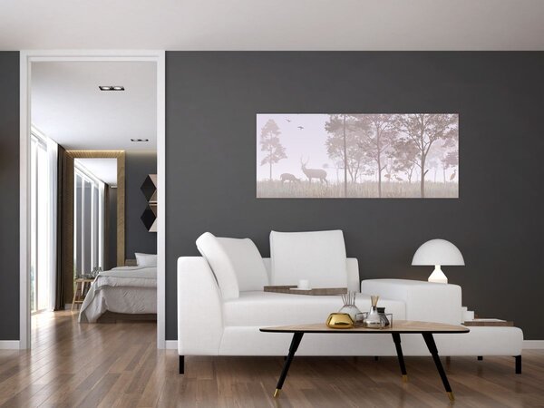 Slika - Šumica, jednobojna (120x50 cm)