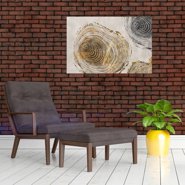 Slika - Apstrakcija debla (90x60 cm)