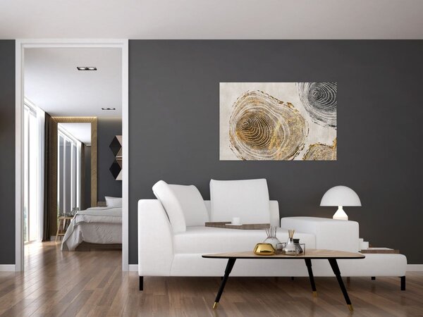 Slika - Apstrakcija debla (90x60 cm)