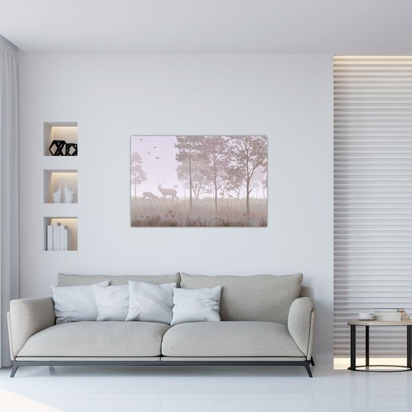 Slika - Šumica, jednobojna (90x60 cm)