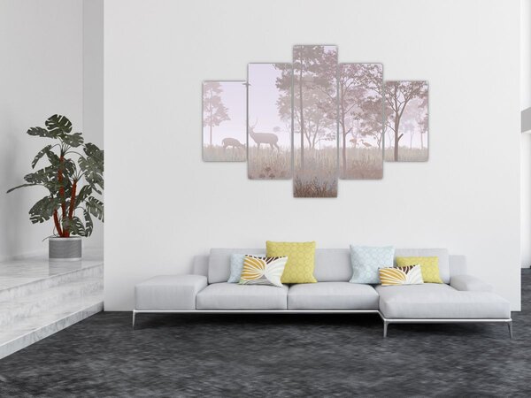 Slika - Šumica, jednobojna (150x105 cm)