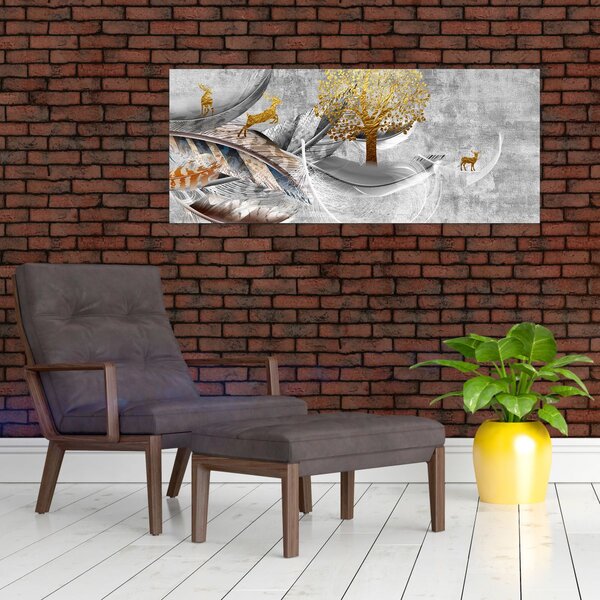 Slika - Kolaž (120x50 cm)