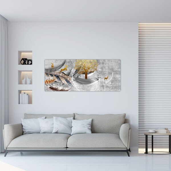 Slika - Kolaž (120x50 cm)