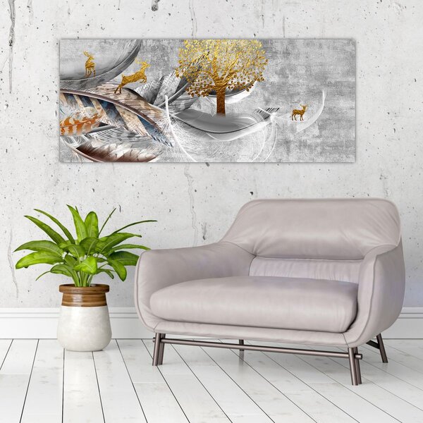 Slika - Kolaž (120x50 cm)