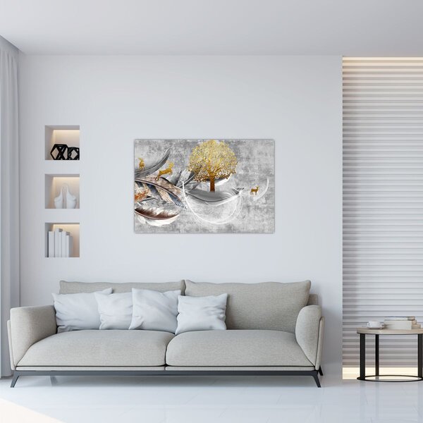 Slika - Kolaž (90x60 cm)