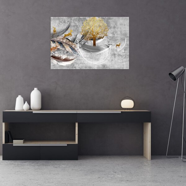 Slika - Kolaž (90x60 cm)