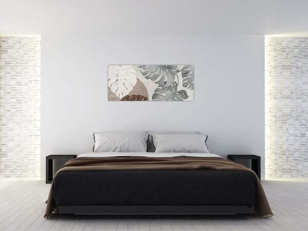 Slika - Dizajn s lišćem (120x50 cm)