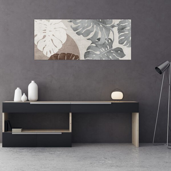 Slika - Dizajn s lišćem (120x50 cm)