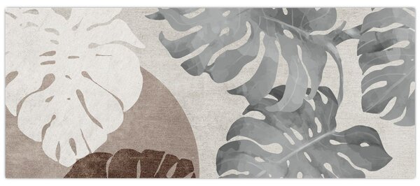 Slika - Dizajn s lišćem (120x50 cm)