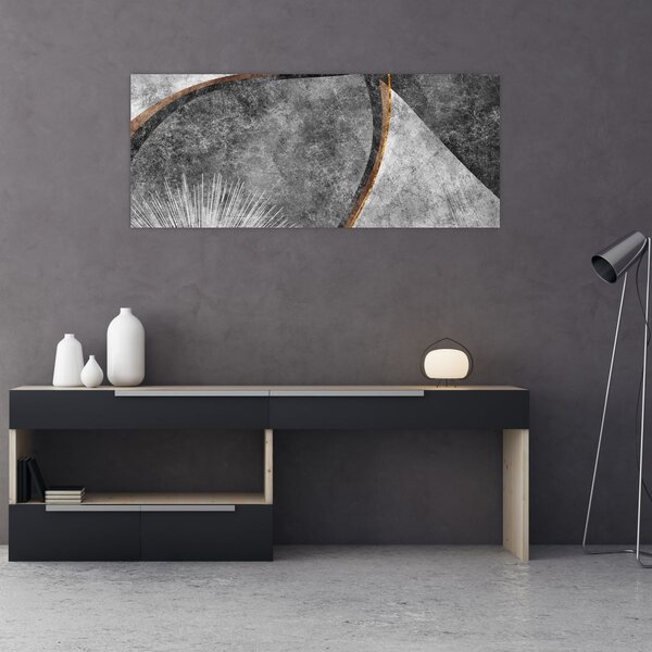 Slika - Apstrakcija u betonu (120x50 cm)