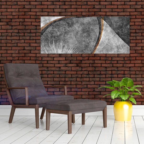 Slika - Apstrakcija u betonu (120x50 cm)