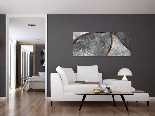 Slika - Apstrakcija u betonu (120x50 cm)