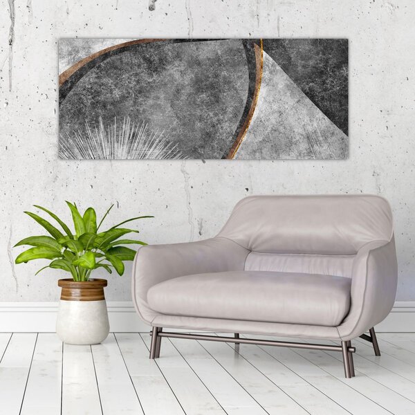 Slika - Apstrakcija u betonu (120x50 cm)