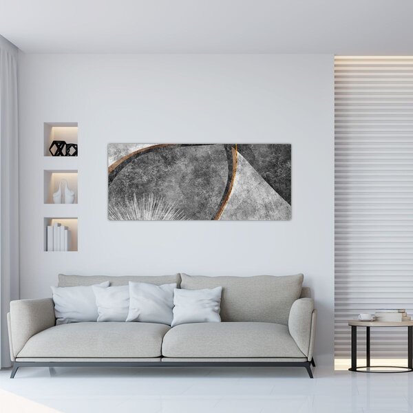 Slika - Apstrakcija u betonu (120x50 cm)